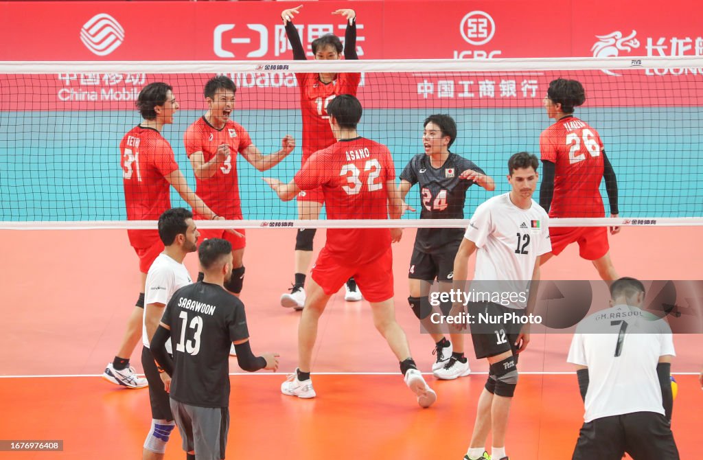 Hangzhou Asian Games Men's Volleyball Preliminaries Japan VS Afghanistan