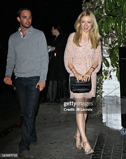 Francesca Eastwood is seen at Chateau Marmont on April 27, 2013 in Los Angeles, California.