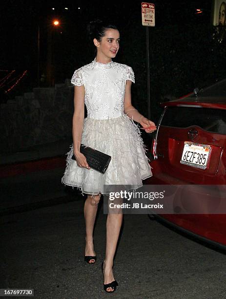 Krysten Ritter is seen at Chateau Marmont on April 27, 2013 in Los Angeles, California.