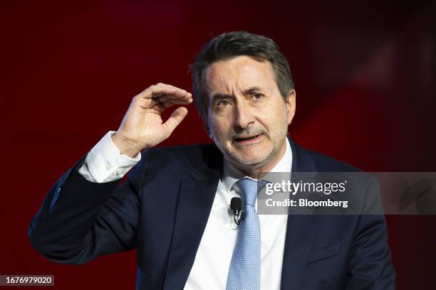 Josu Jon Imaz, chief executive officer of Repsol SA, during the 24th World Petroleum Congress in Calgary, Alberta, Canada, on Tuesday, Sept. 19,...