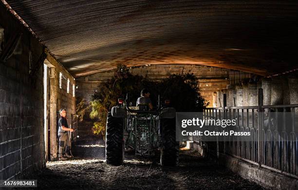 Aida Fernandes, member of the association United in Defense of Covas do Barroso and resident of the village of Covas do Barroso works on his farm on...