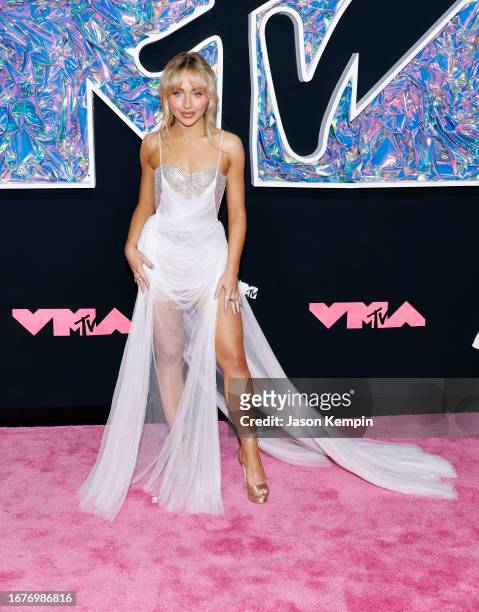 Sabrina Carpenter attends the 2023 MTV Video Music Awards at Prudential Center on September 12, 2023 in Newark, New Jersey.