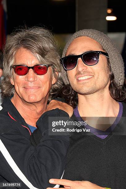 Actor Eric Roberts and recording artist Keaton Simons attend the 23rd Annual William Shatner Priceline.com Hollywood Charity Horse Show at Los...