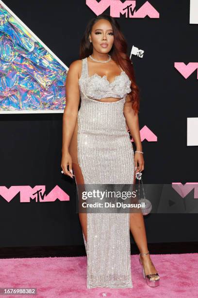 Angela Simmons attends the 2023 MTV Video Music Awards at the Prudential Center on September 12, 2023 in Newark, New Jersey.