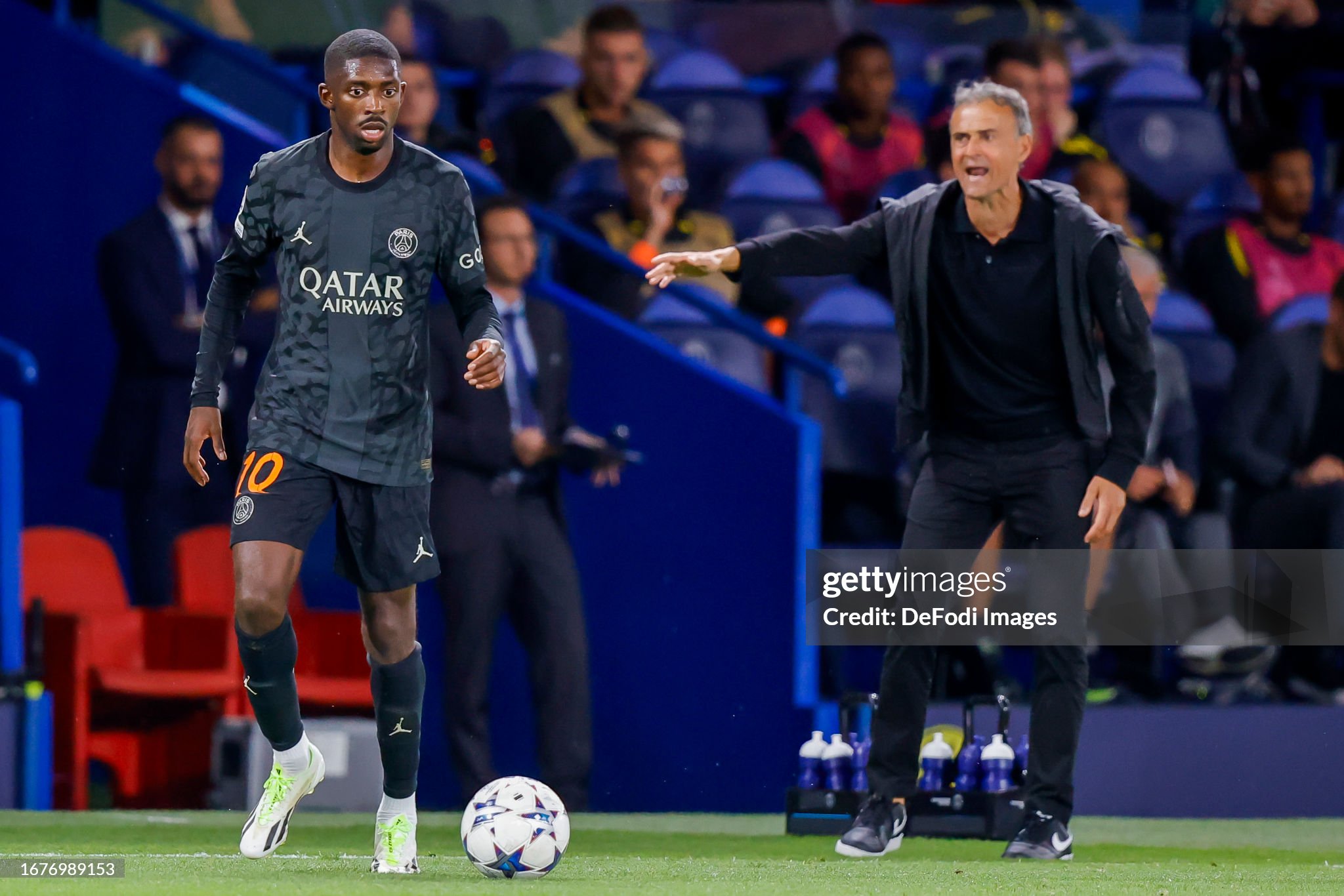 Dembélé left out of the squad for the Champions League match against Arsenal