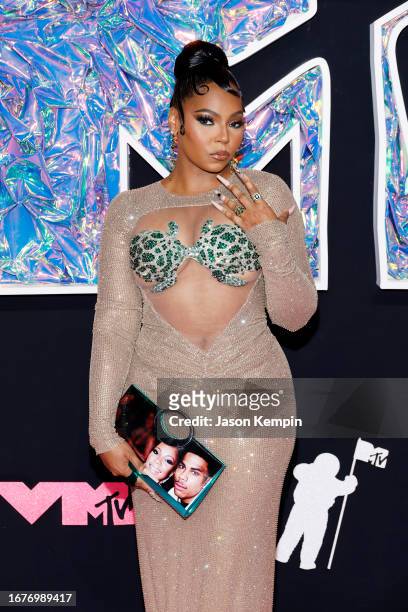 Ashanti attends the 2023 MTV Video Music Awards at Prudential Center on September 12, 2023 in Newark, New Jersey.
