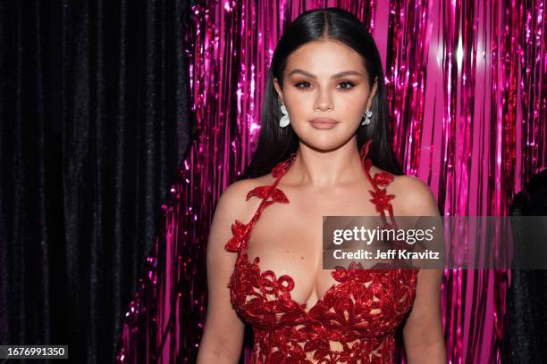 Selena Gomez attends the 2023 MTV Video Music Awards at Prudential Center on September 12, 2023 in Newark, New Jersey.