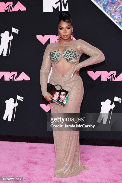 Ashanti attends the 2023 MTV Video Music Awards at the Prudential Center on September 12, 2023 in Newark, New Jersey.