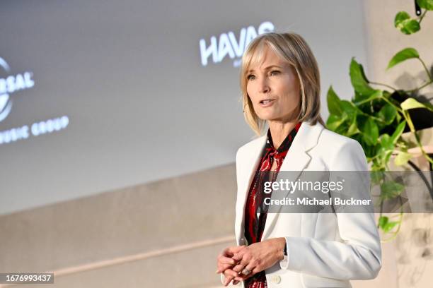 Willow Bay at the Music + Health Summit presented by Universal Music Group and Thrive Global at 1 Hotel on September 19, 2023 in West Hollywood,...