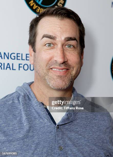 Actor Rob Riggle attends Los Angeles Police Memorial Foundation's Celebrity Poker Tournament at Saban Theatre on April 27, 2013 in Beverly Hills,...