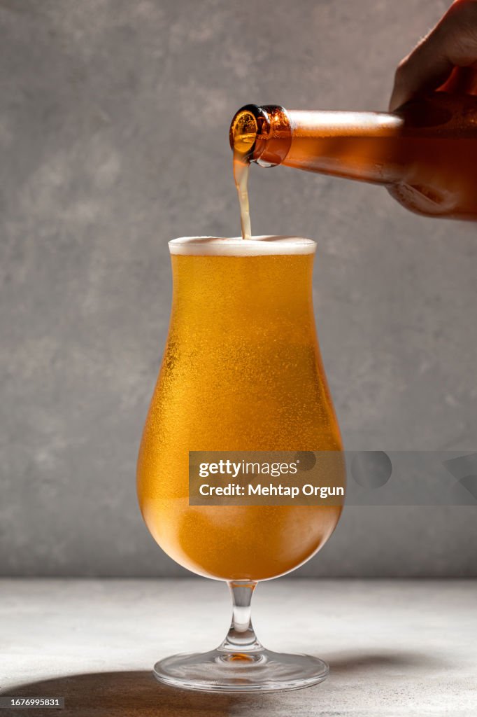 Beer in a Tulip Beer Glass