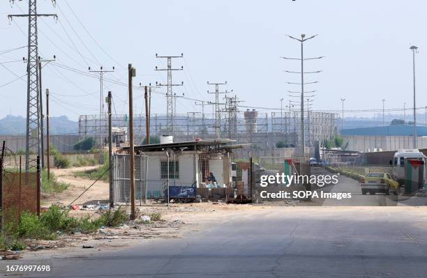 The Israeli gate of the Erez crossing in the northern Gaza Strip. The Israeli coordinator announced that Israel will close the Erez terminal closure...