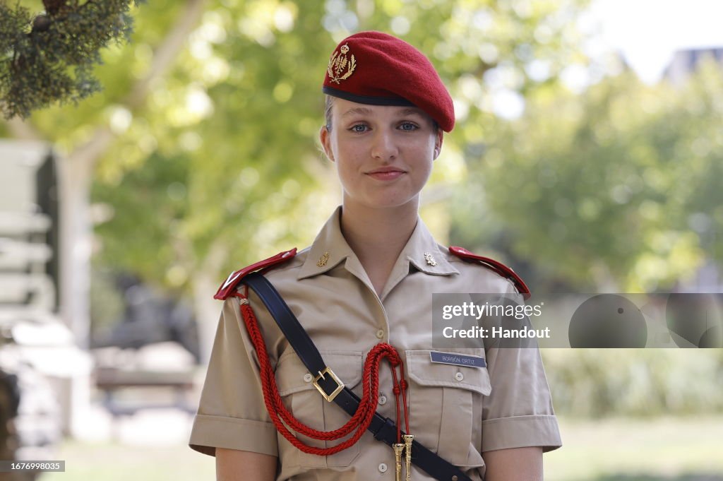 Princess Leonor of Spain Attends The 'Act of Delivery of Sabers' at The General Military Academy