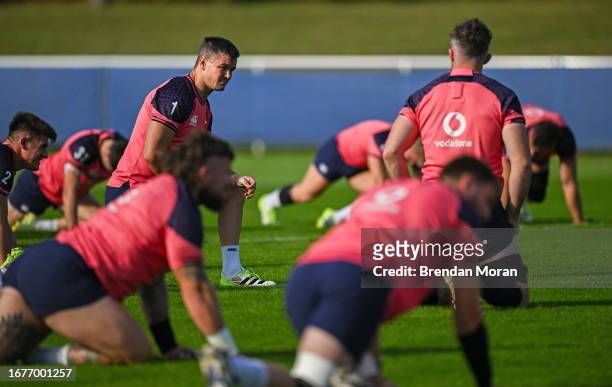 Indre-et-Loire , France - 20 September 2023; Jonathan Sexton during an Ireland rugby squad training session at Complexe de la Chambrerie in Tours,...
