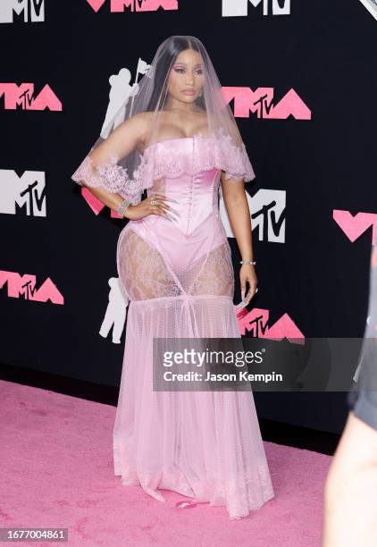Nicki Minaj attends the 2023 MTV Video Music Awards at Prudential Center on September 12, 2023 in Newark, New Jersey.
