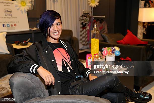 Cole Plante attends the Minnie Gifting Lounge during the 2013 Radio Disney Awards at Nokia Theatre L.A. Live on April 27, 2013 in Los Angeles,...