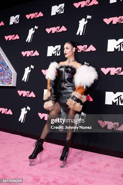 Danna Paola attends the 2023 MTV Video Music Awards at Prudential Center on September 12, 2023 in Newark, New Jersey.