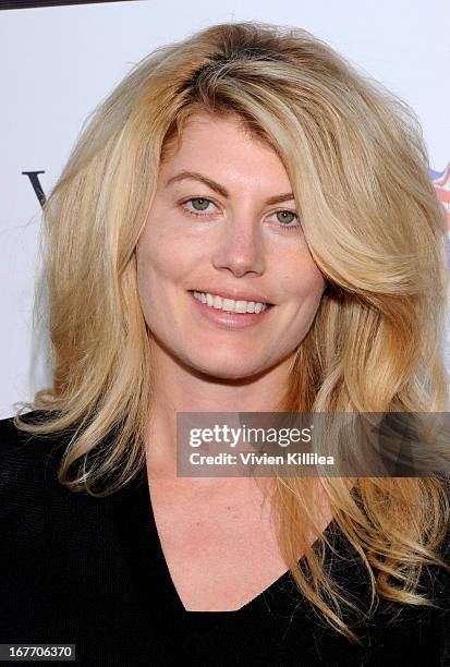 Actress Meredith Ostrom attends Filmmaker And Genlux Magazine Fashion Editor Amanda Eliasch Hosts BritWeek 2013 Cocktail Party on April 27, 2013 in...