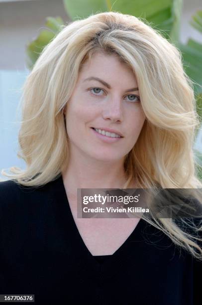 Actress Meredith Ostrom attends Filmmaker And Genlux Magazine Fashion Editor Amanda Eliasch Hosts BritWeek 2013 Cocktail Party on April 27, 2013 in...