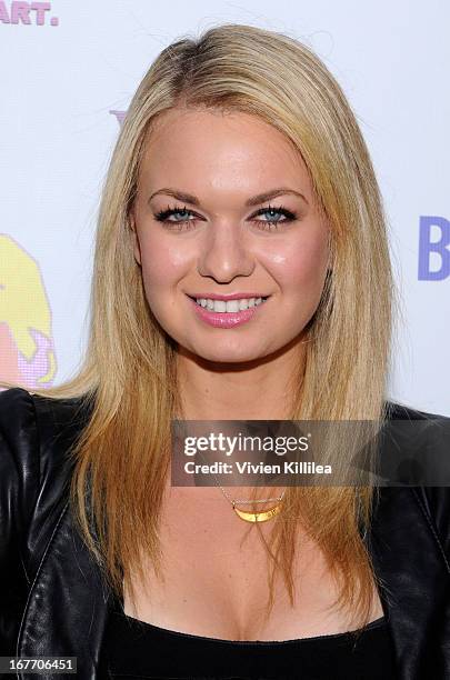 Actress Angeline-Rose Troy attends Filmmaker And Genlux Magazine Fashion Editor Amanda Eliasch Hosts BritWeek 2013 Cocktail Party on April 27, 2013...