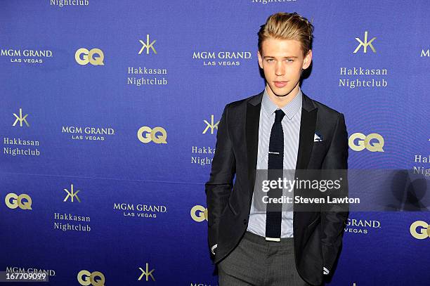 Actor Austin Butler arrives at the grand opening of Hakkasan Las Vegas Restaurant and Nightclub at the MGM Grand Hotel/Casino on April 27, 2013 in...