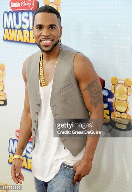 Singer Jason Derulo arrives at the 2013 Radio Disney Music Awards at Nokia Theatre L.A. Live on April 27, 2013 in Los Angeles, California.