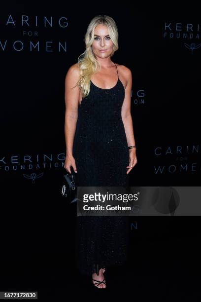 Lindsey Vonn attends the Kering Caring for Women Dinner at The Pool on September 12, 2023 in New York City.
