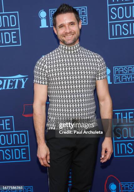 Danny Pintauro attends the opening night of "The Sound Inside" at Pasadena Playhouse on September 10, 2023 in Pasadena, California.