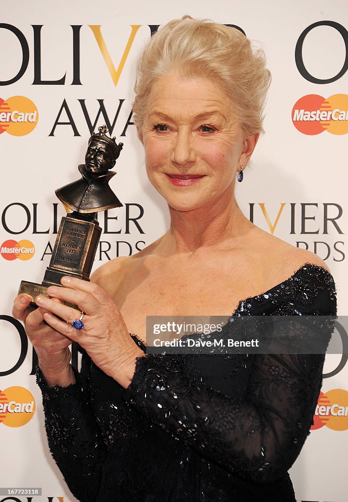 The Laurence Olivier Awards - Press Room