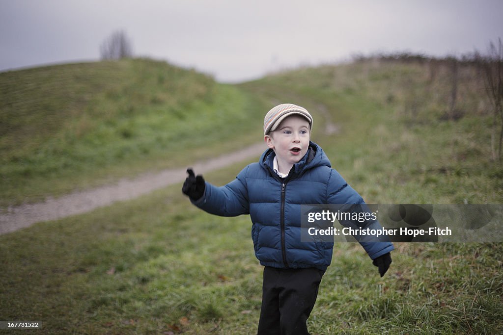 Wintry walk