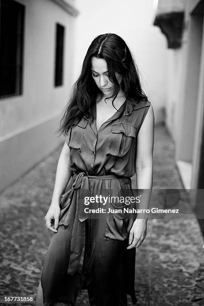 Natalia Verbeke, member of jury of the 16 Malaga Film Festival, poses for a portrait session during 16 Malaga Film Festival on April 26, 2013 in...