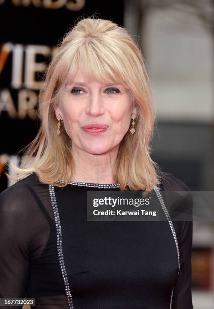 Selina Scott attends The Laurence Olivier Awards at The Royal Opera House on April 28, 2013 in London, England.