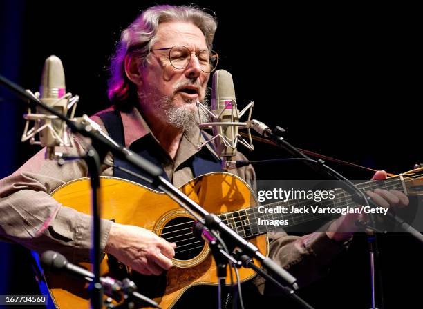 Tennessee-born Country and Folk musician and songwriter Norman Blake performs on the Great High Mountain Tour at the Beacon Theater, New York, New...