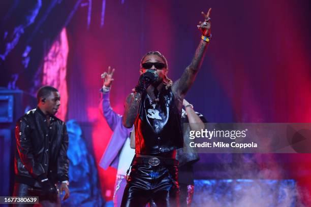 Swae Lee performs onstage during the 2023 MTV Video Music Awards at Prudential Center on September 12, 2023 in Newark, New Jersey.
