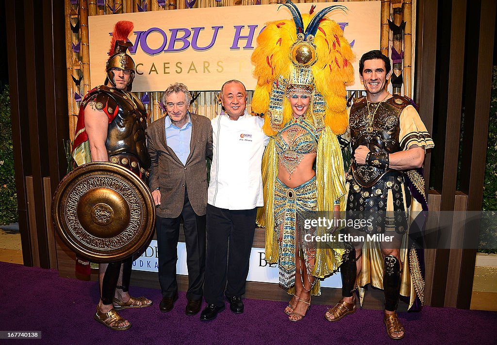 Grand Opening Celebration Of The World's First Nobu Hotel Restaurant And Lounge Caesars Palace