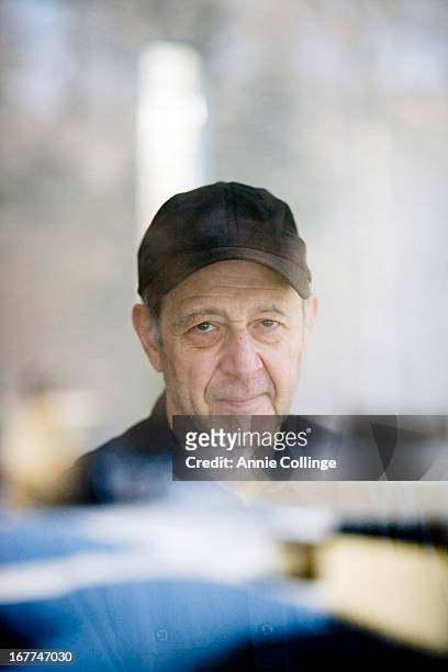 Composer Steve Reich is photographed for the Guardian newspaper on February 26, 2013 in Bedford, New York.