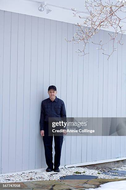 Composer Steve Reich is photographed for the Guardian newspaper on February 26, 2013 in Bedford, New York.