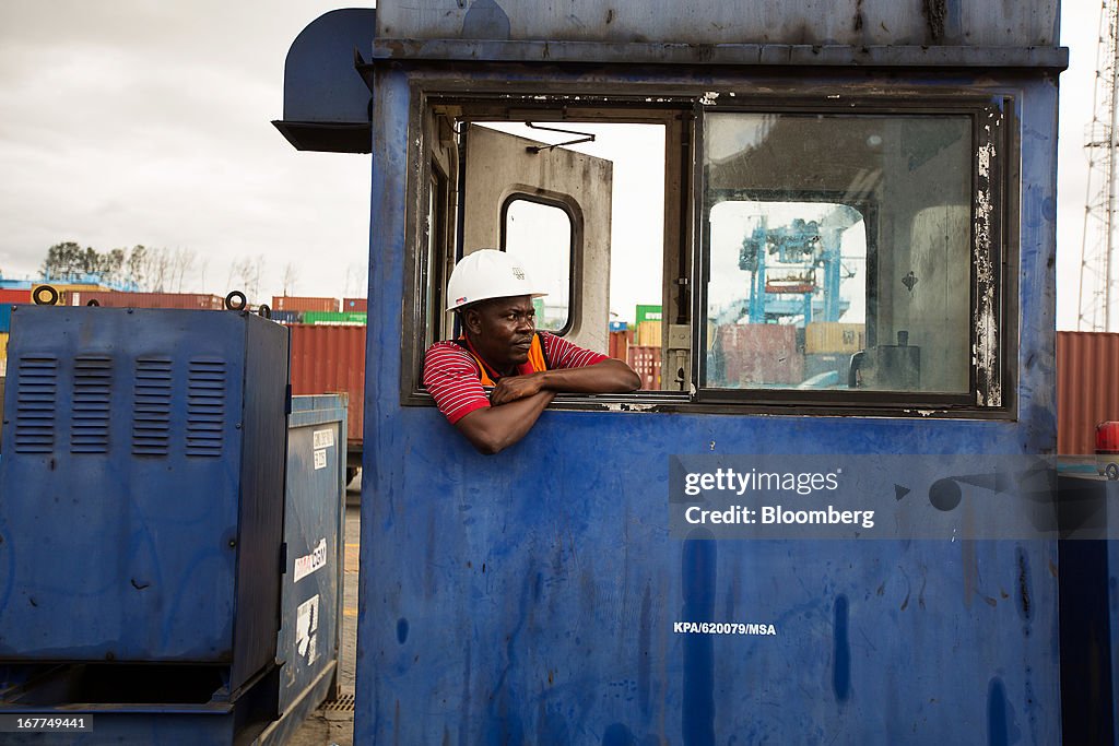 Freight Moves At Mombasa Port