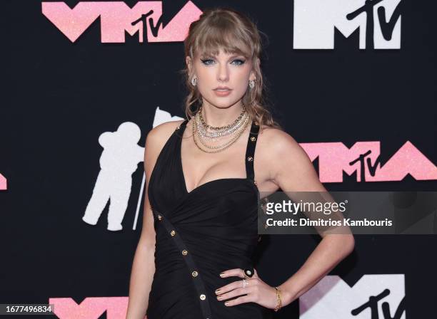 Taylor Swift attends the 2023 MTV Video Music Awards at the Prudential Center on September 12, 2023 in Newark, New Jersey.