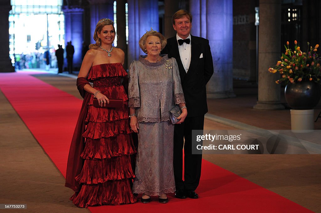 NETHERLANDS-ROYAL-DINNER