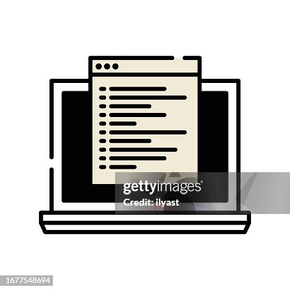 Coding Simple Line Icon Coding Simple Line Icon