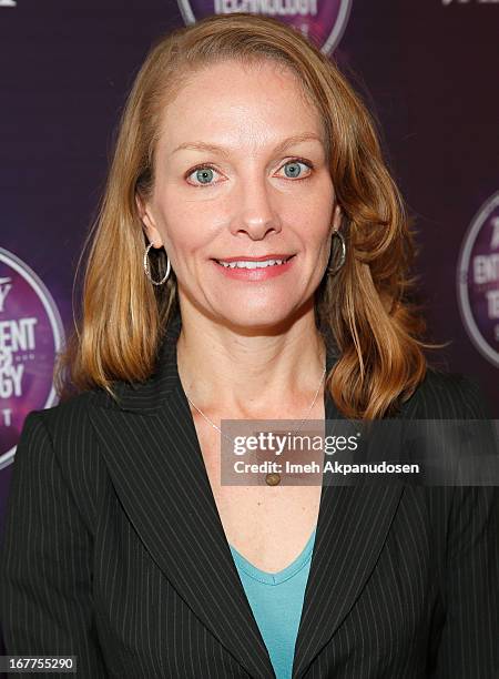 Senior Strategist SNL Kagan Deana Myers attends Variety's Spring 2013 Entertainment and Technology Summit Co-Produced with Digital Hollywood at Ritz...