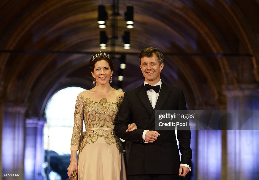 Queen Beatrix Of The Netherlands Hosts A Dinner Ahead Of Her Abdication