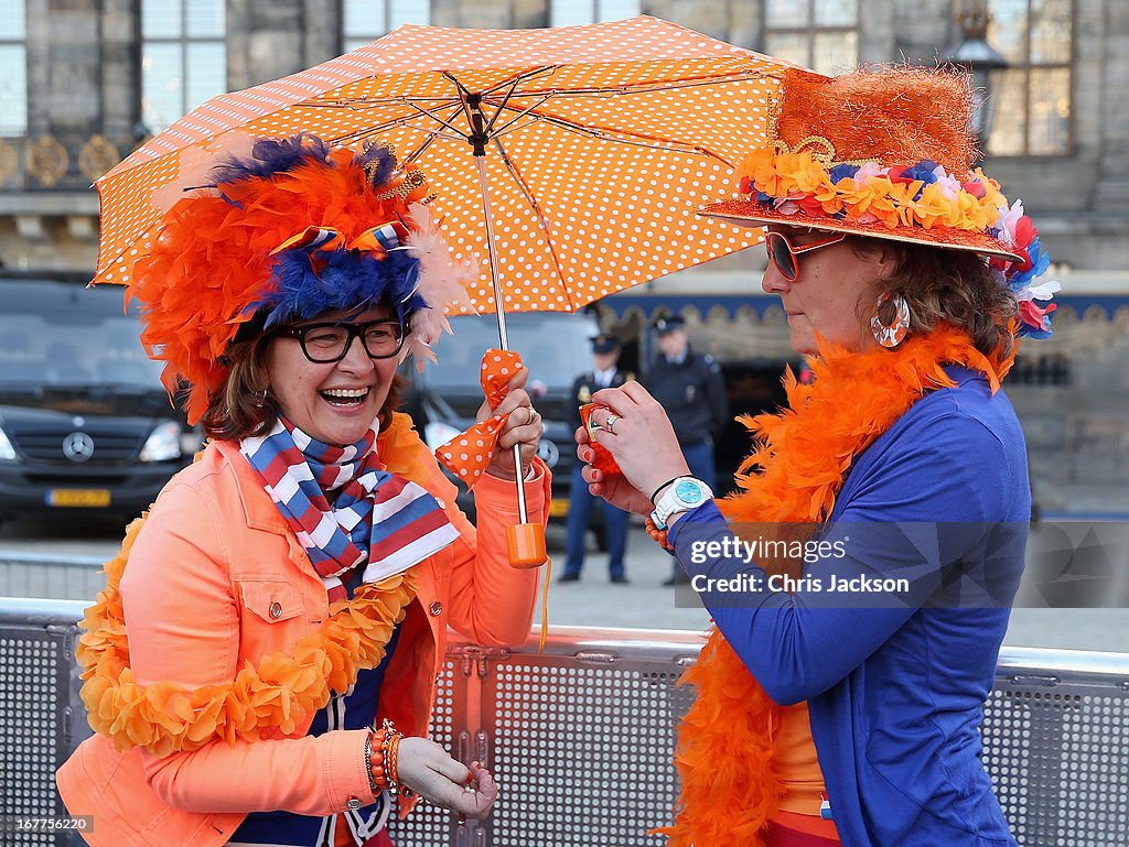 General Scenes As Amsterdam Prepares For The Inauguration Of King Willem Alexander