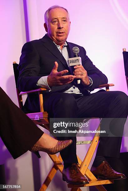 Co-Chair West Coast Entertainment & Media Practice at Greenberg Traurig Dan Black speaks onstage at Variety's Spring 2013 Entertainment and...