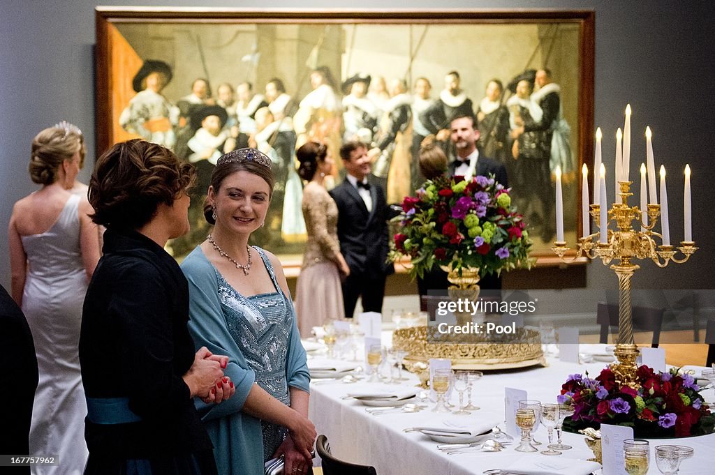 Queen Beatrix Of The Netherlands Hosts A Dinner Ahead Of Her Abdication