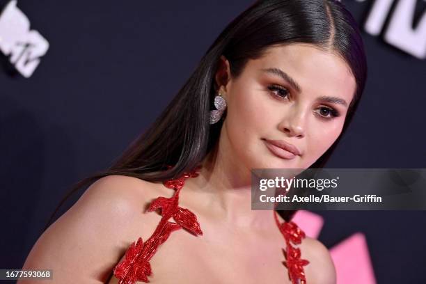 Selena Gomez attends the 2023 MTV Video Music Awards at Prudential Center on September 12, 2023 in Newark, New Jersey.