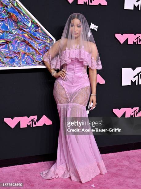 Nicki Minaj attends the 2023 MTV Video Music Awards at Prudential Center on September 12, 2023 in Newark, New Jersey.