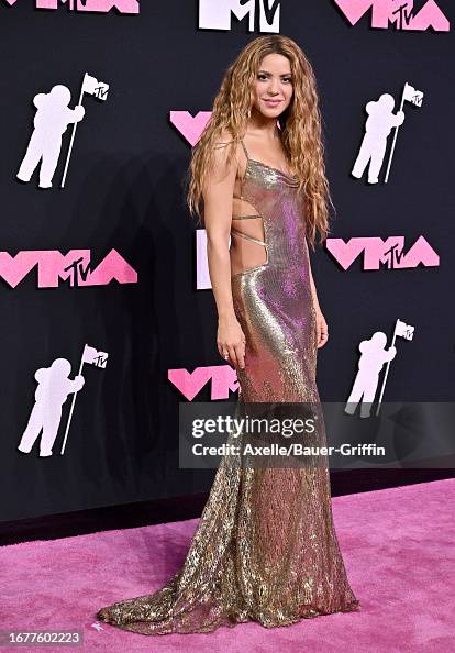 Shakira attends the 2023 MTV Video Music Awards at Prudential Center