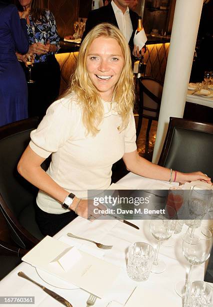 Jodie Kidd attends the launch of Cash & Rocket, in aid of the Rush to Zero campaign, at Banca Restaurant on April 29, 2013 in London, England.